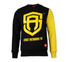 BLUZA BEZ KAPTURA STREET AUTONOMY COLOR ARM BLACK/YELLOW