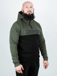 Bluza z kapturem Środowisko "Essential Bear" - khaki/czarna