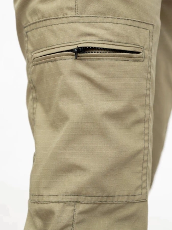 Spodnie Jogger Jigga Wear Beżowe Crown Ripstop Cargo