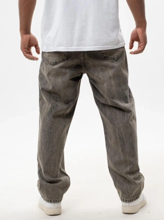 Spodnie Baggy Jigga Wear Brązowe Crown