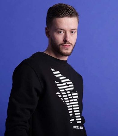 BLUZA POLSKA WERSJA PW STRIPES CZARNY