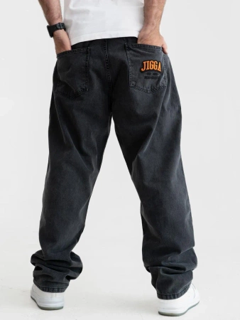 Spodnie Baggy Jigga Wear Outline Czarne