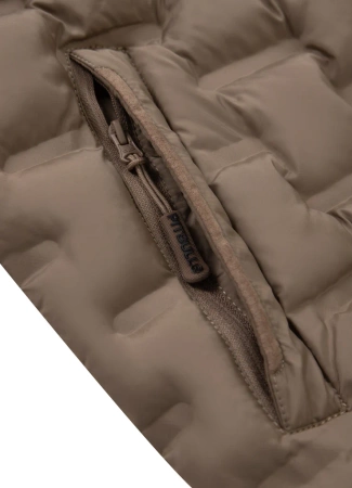 Bezrękawnik z kapturem Pit Bull ECLIPSE Brązowy