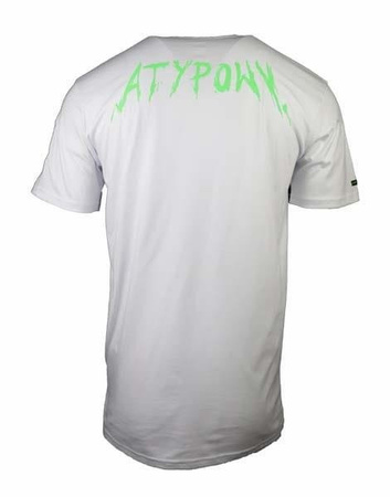 T-SHIRT BOR-ATYPOWY - BIAŁY
