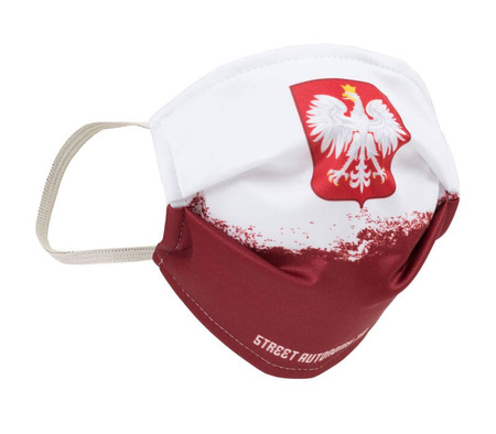 Maska Street Autonomy Poland white/red 2020