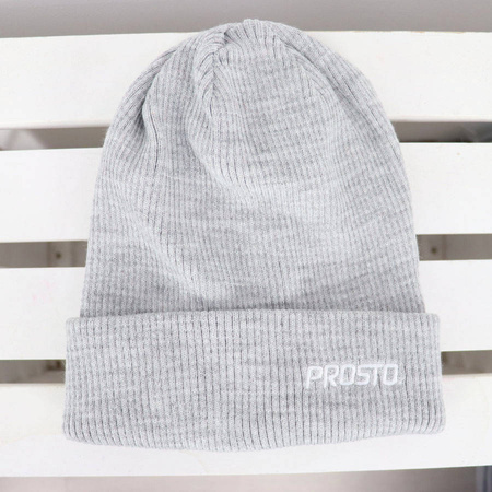 Czapka Prosto Winter Cap Cumul Gray
