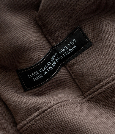 Bluza Elade HOODIE icon mini logo brown