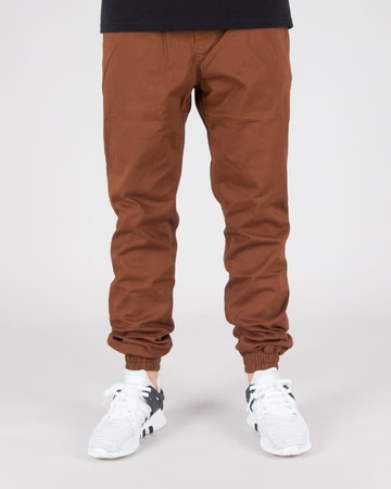 SPODNIE CHINO JOGGER ICON BROWN Newbadline