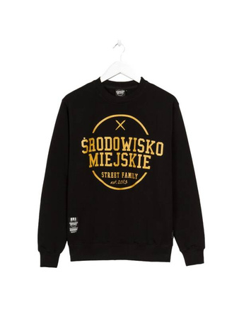 Bluza Klasyczna Środowisko Miejscie "Theme" - Czarna / Złota