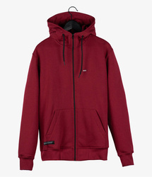 Bluza Elade ZIP HOODIE elade patch maroon