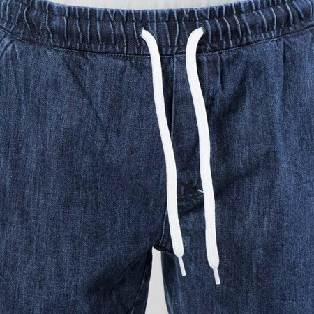 Mass Denim szorty Campus Shorts Jeans straight fit - dark blue