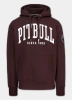 BLUZA Z KAPTUREM PIT BULL NORTON Bordo