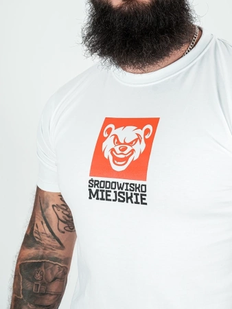 T-shirt Środowisko Miejskie "ŚM Sport" - biała