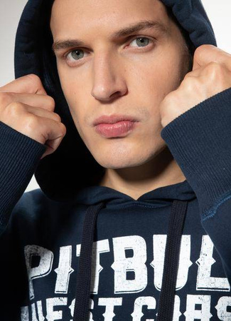 BLUZA PIT BULL HODDED Black Dog Navy