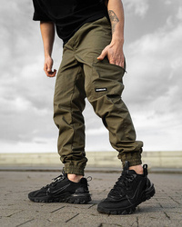 Spodnie Newbadline Jogger Cargo Ripstop Khaki