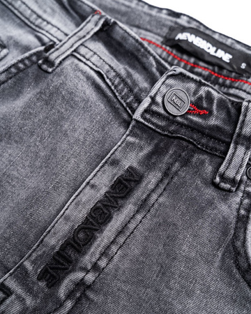 Spodnie Jeans New Bad Line Fly Anthracite