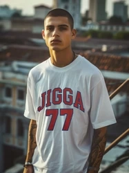 T-SHIRT JIGGA WEAR Oversize 77