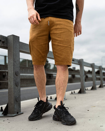 Krótkie spodenki Newbadline Jeans Icon Brown