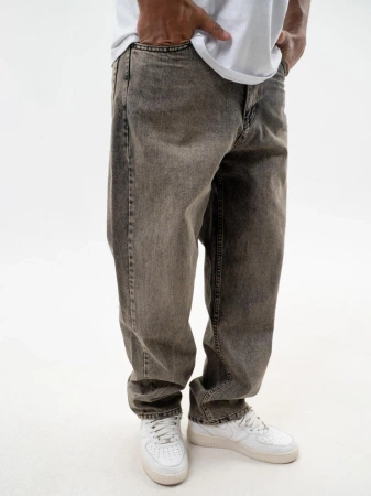 Spodnie Baggy Jigga Wear Brązowe Crown