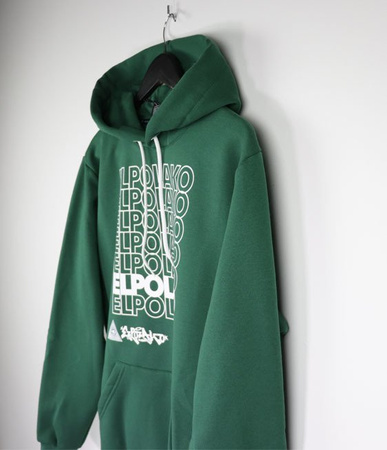 BLUZA EL POLAKO KANGURKA 7xELPO ZIELEŃ