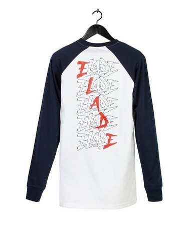 LONGSLEEVE JERKY ELADE WHITE/NAVY
