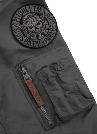 Kurtka Pit Bull MA-1 LOGO 2 Grafitowa
