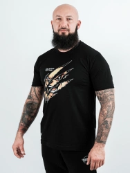 T-shirt Środowisko Miejskie "Slash Bear" - czarna