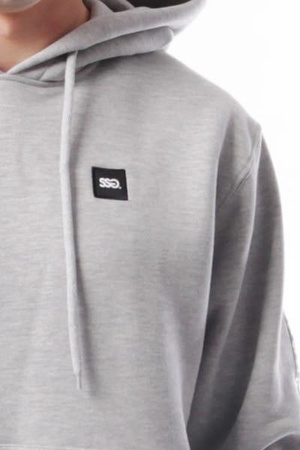 BLUZA SSG KANGURKA LAMPAS JASNY SZARY