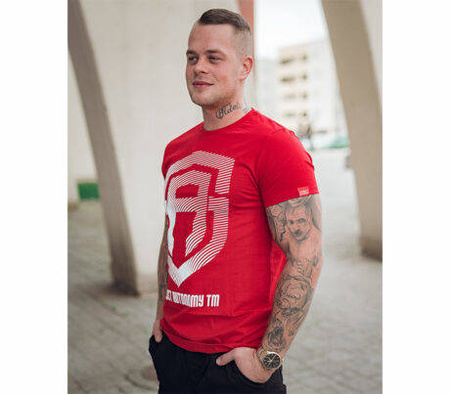 Koszulka Street Autonomy Ricnch red/white 2021