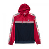 Bluza FILA Kangurka Men Besarion Hoody Bordowo- Granatowa