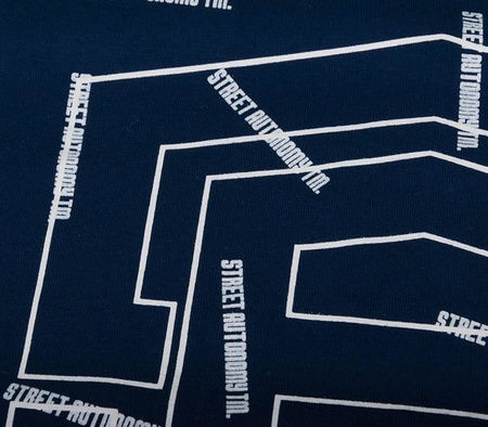 Koszulka Street Autonomy Write Logo blue 2018