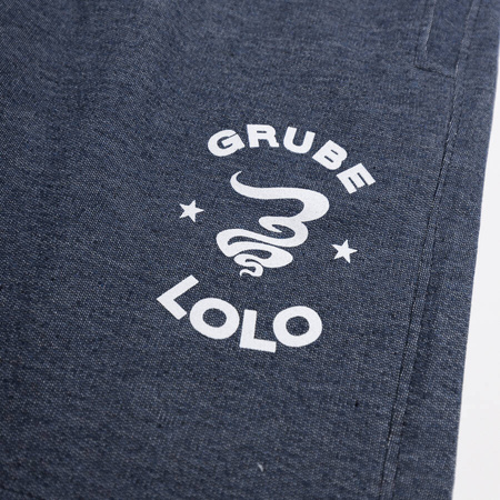 KRÓTKIE SPODENKI DRESOWE GRUBE LOLO DYMEK