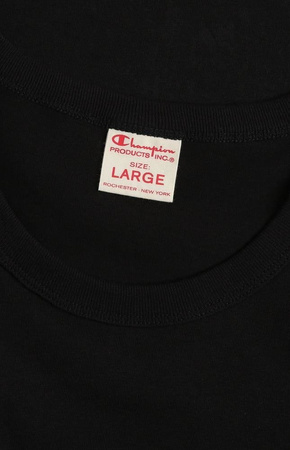 T-shirt Champion Script Logo Crew Neck Czarny
