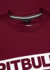 Bluza PIT BULL Terry HILLTOP Bordowa