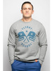 Bluza Diamante 'Flight School' - Crewneck - Szary/Niebieski