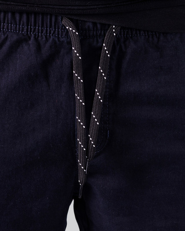 Spodnie Jigga Front Logo Navy