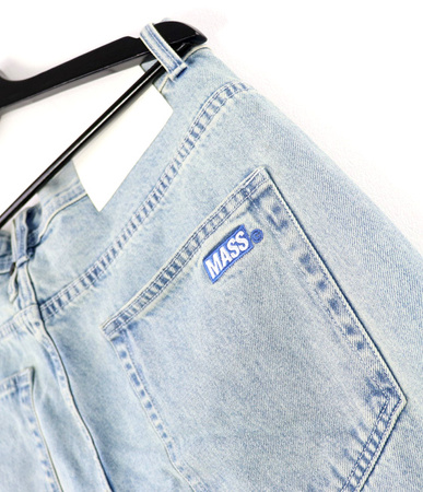 Spodnie Mass DNM Box Jeans Relax Fit - jasnoniebieskie