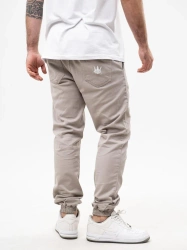 Spodnie Jogger Jigga Wear Crown szary/beż