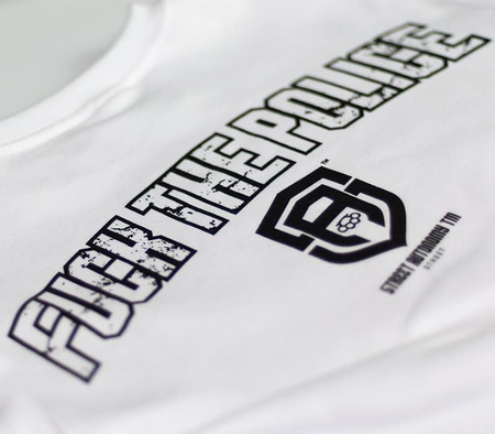 Bluza bez kaptura Street Autonomy Fuck white 2018 (MODEL KOLEKCJONERSKI)