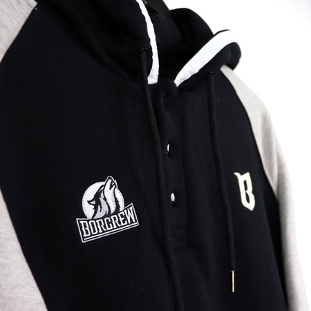 Bluza BOR Kangur Wilk Premium Szara