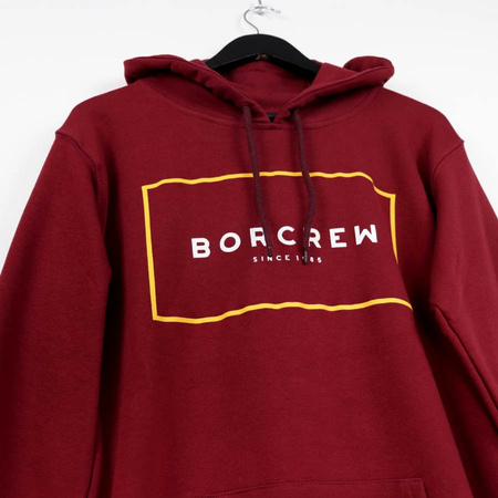 Bluza BOR HOODY BOX BORDO