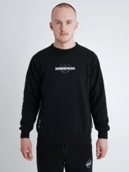 Bluza Klasyczna Środowisko Miejscie Big laur" - Czarna