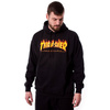 BLUZA THRASHER Flame Logo Hoody black