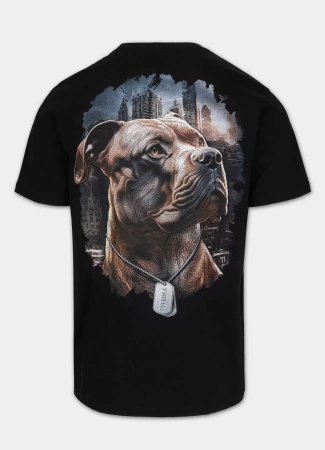 T-shirt Pit Bull HERO czarna