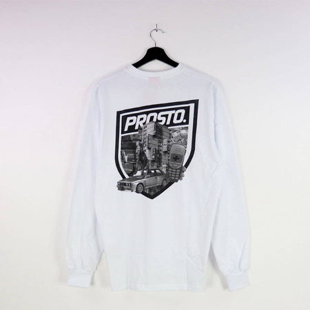 LONGSLEEVE PROSTO Skriff White