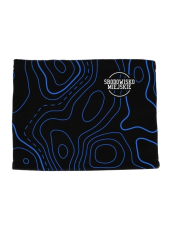 Komin polarowy Środowisko Miejskie - "Classic" - Czarny / Czerwony