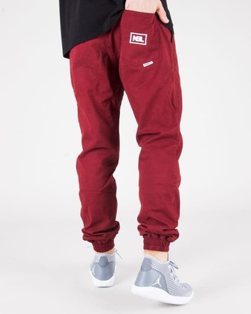 SPODNIE Newbadline CHINO JOGGER ICON BRICK