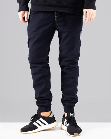 Spodnie Jigga Front Logo Navy