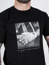 T-shirt Środowisko Miejskie "Fight for yours" - czarna